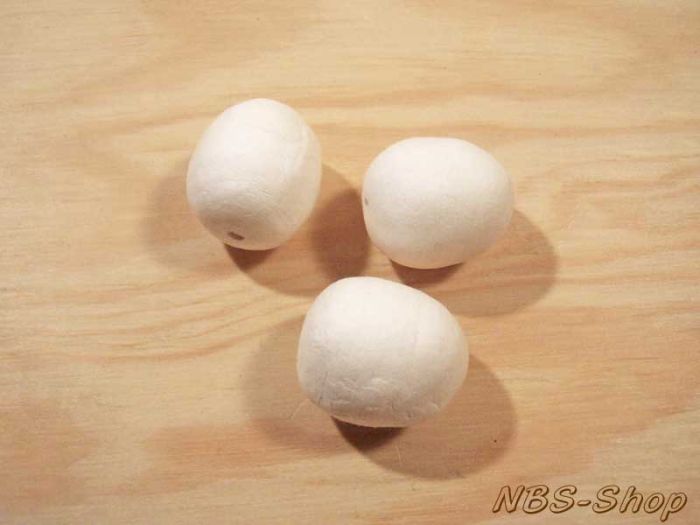kleine Watte Eier