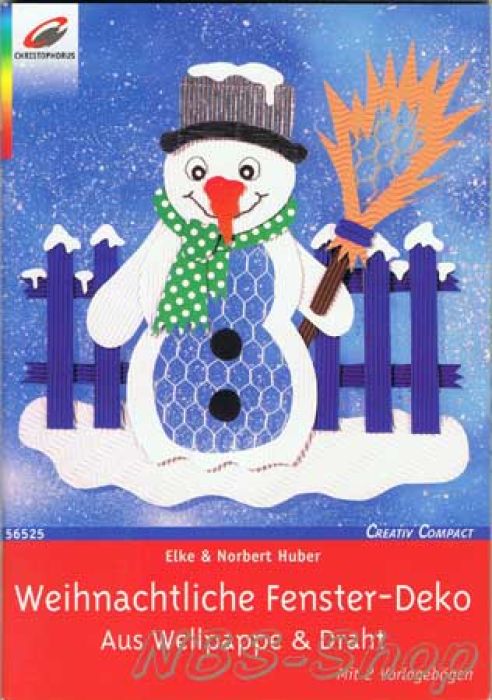 Weihnachtliche Fenster-Deko