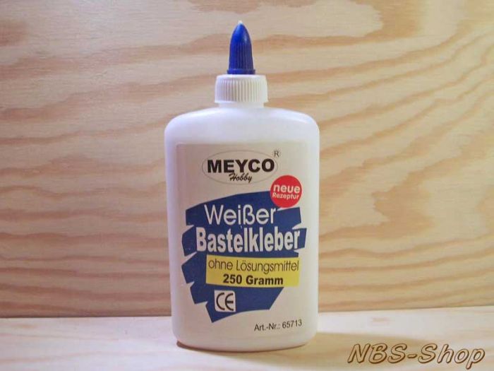 Weißer Bastelkleber