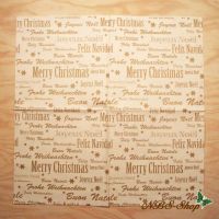 Motivserviette - Schrift