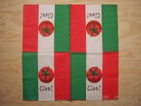 Motivserviette - Italien