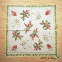 Motivserviette - Zweige