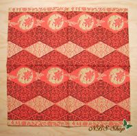 Motivserviette - Rautenmuster