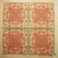 Motivserviette - Wappenmuster