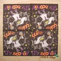 Motivserviette - Bed Man