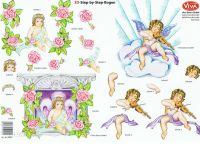 3D Bogen Engel mit Violine