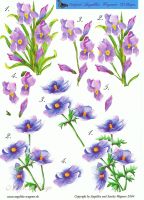 3D Bogen Frühlingsblumen 2