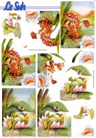 3D Bogen Froschteich