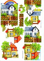 3D Bogen Haus / Umzug