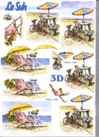 3D Bogen Strandliege