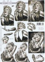 3D Bogen weibliche Legenden