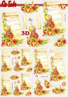 3D Bogen Violine 3er