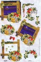 3D Bogen Bild mit fliegendem Schlitten