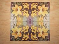 Motivserviette - Lilien
