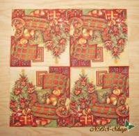 Motivserviette - Teddy im Sessel