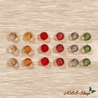 Acryl - Facette Perlen rund 12