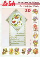 3D Buch DIN A5 Blumen minis
