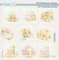 Buch mit Squares-Motiven 