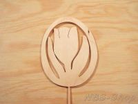 Holzbildchen mit Stab - 1 Tulpe
