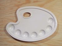 Malpalette oval B-Ware