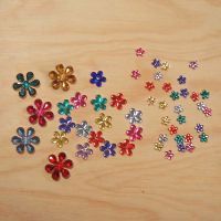 Schmucksteine Blumen