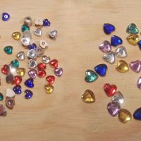 Schmucksteine Herzen