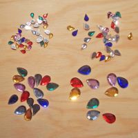 Schmucksteine Tropfen