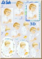 3D Bogen Betende Kinder 2