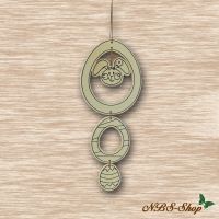 Oster-Kette aus Holz