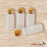 Glasfläschchen mit Korken 2. Wahl