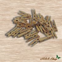 Holz - Wäscheklammern mini