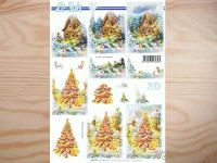 3D Bogen Stall und Weihnachtabaum