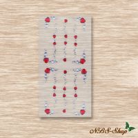 Schmucksteine Herzbordüre