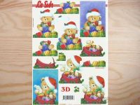 3D Bogen Teddy mit Geschenken