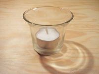 Windlicht-Teelichthalter Glas