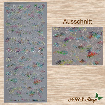 Sticker "Schmetterlinge und Käfer"